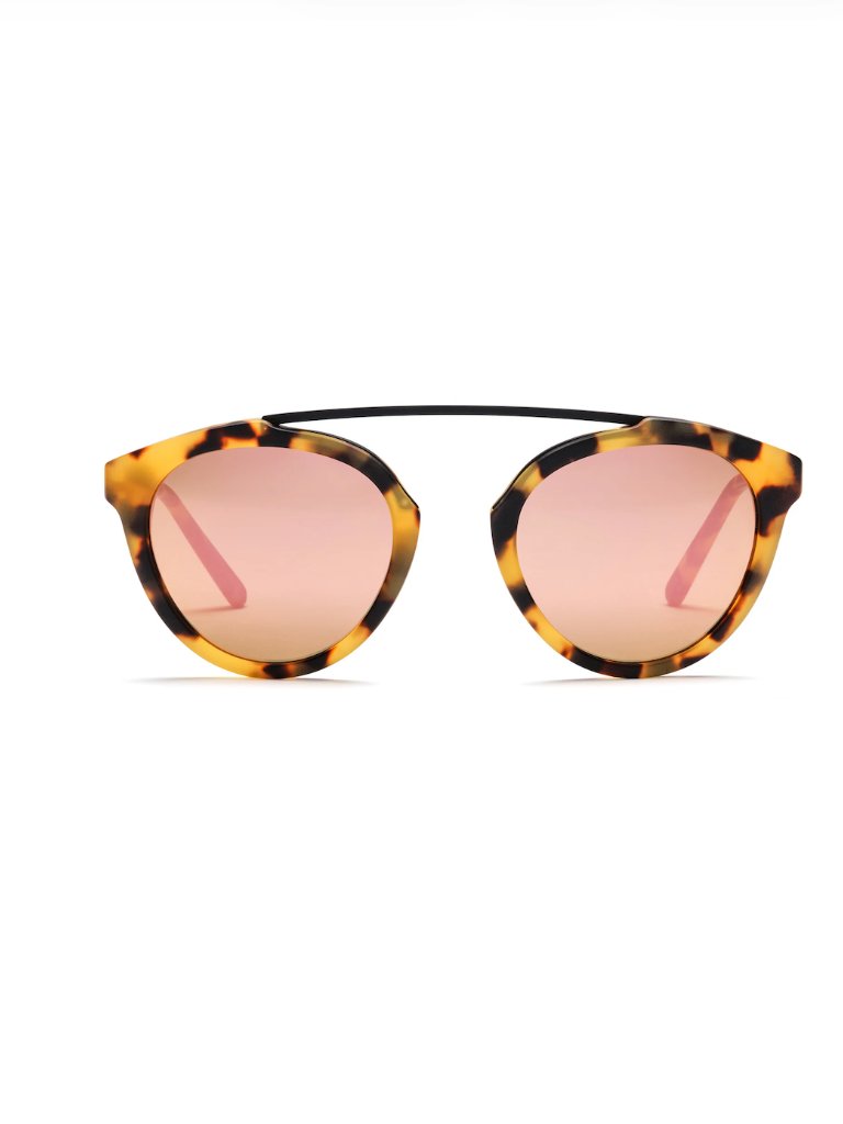 Westward Leaning Flower 13 Sunglasses | Rose Gold Mirror | Tortoise